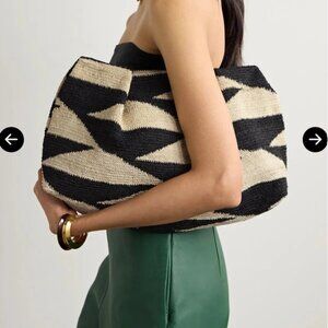 NWOT Anthropologie Sensi Studio Sisal Maxi Pouch Bag